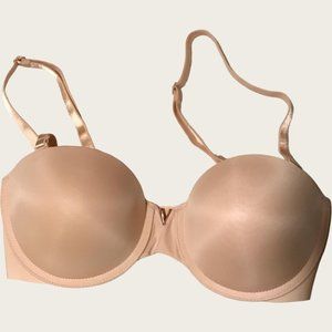 Sexy Illusions Uplift Strapless Bra Victoria's Secret Size 32C Tan